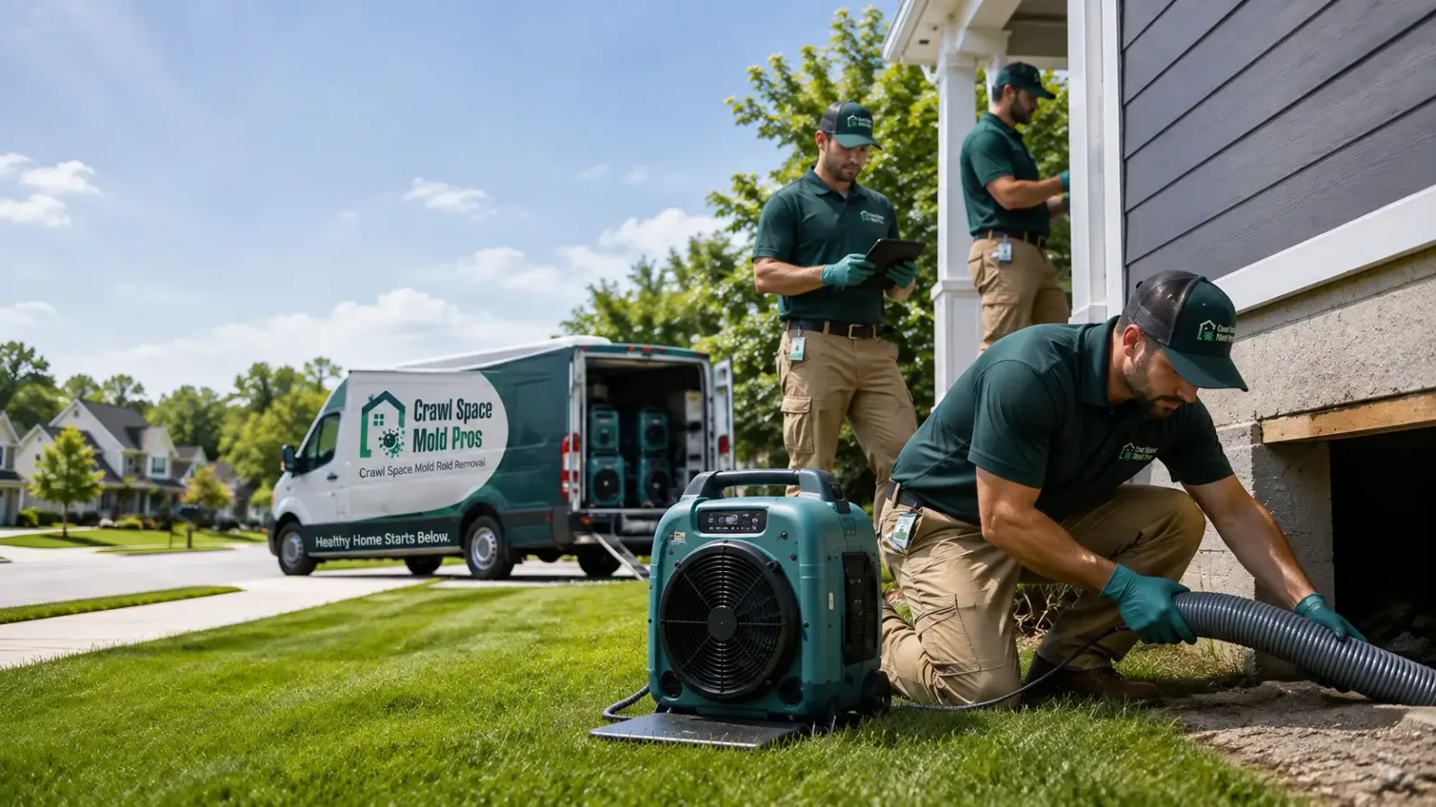Crawl Space Mold Removal in Stout, IA